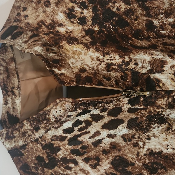 Wrinkle fabric zip up jacket - Picture 2 of 3